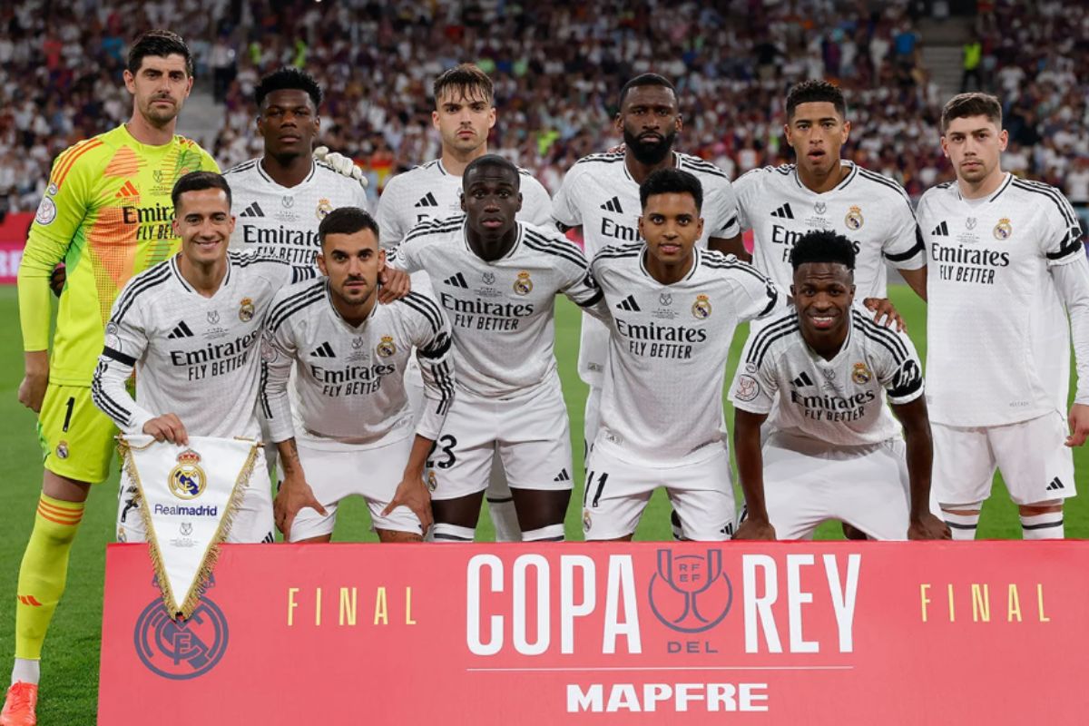 El once del Real Madrid en la final de Copa