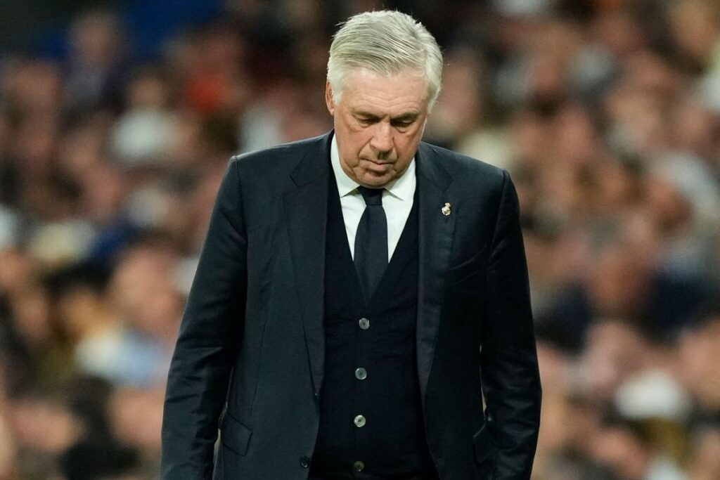Ancelotti en un partido
