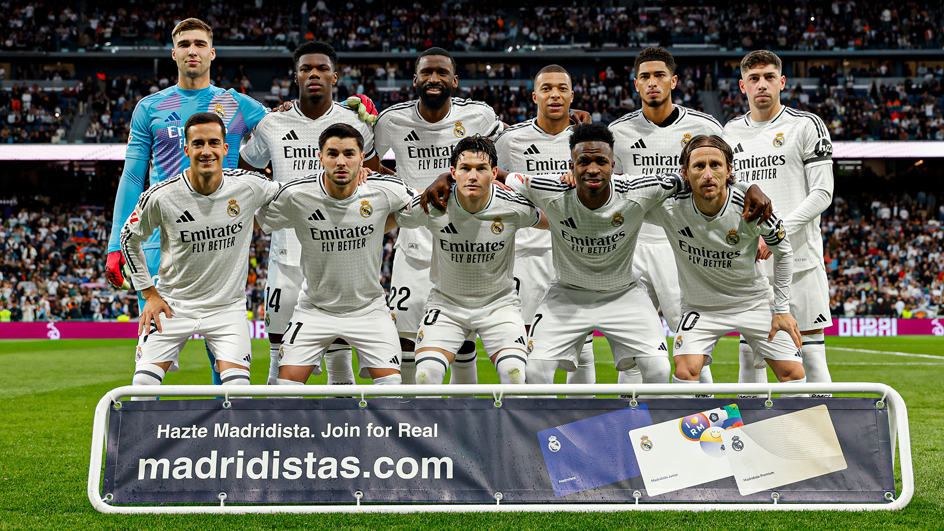 El once del Real Madrid ante el Vlaencia