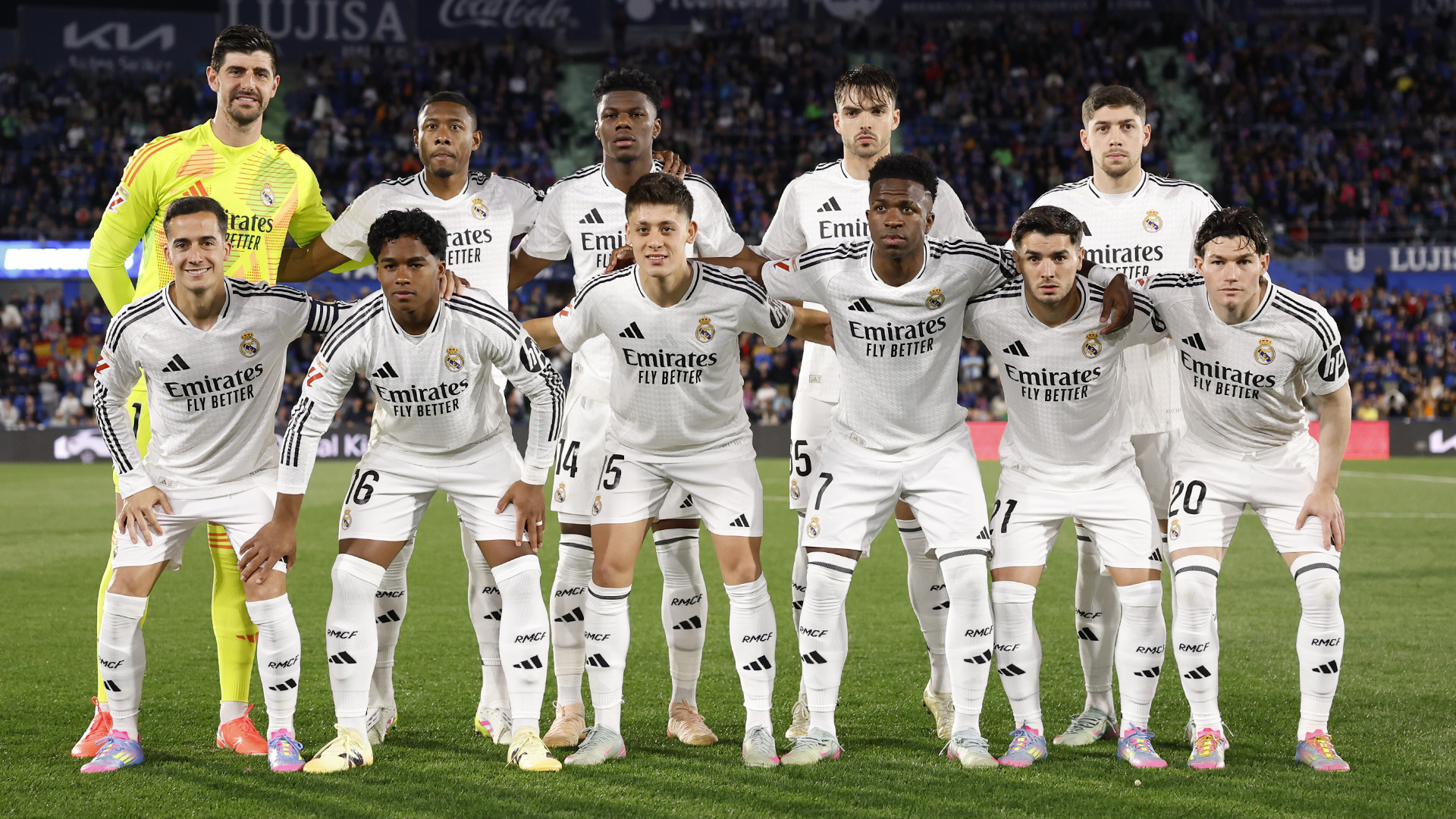 El once del Real Madrid en Getafe