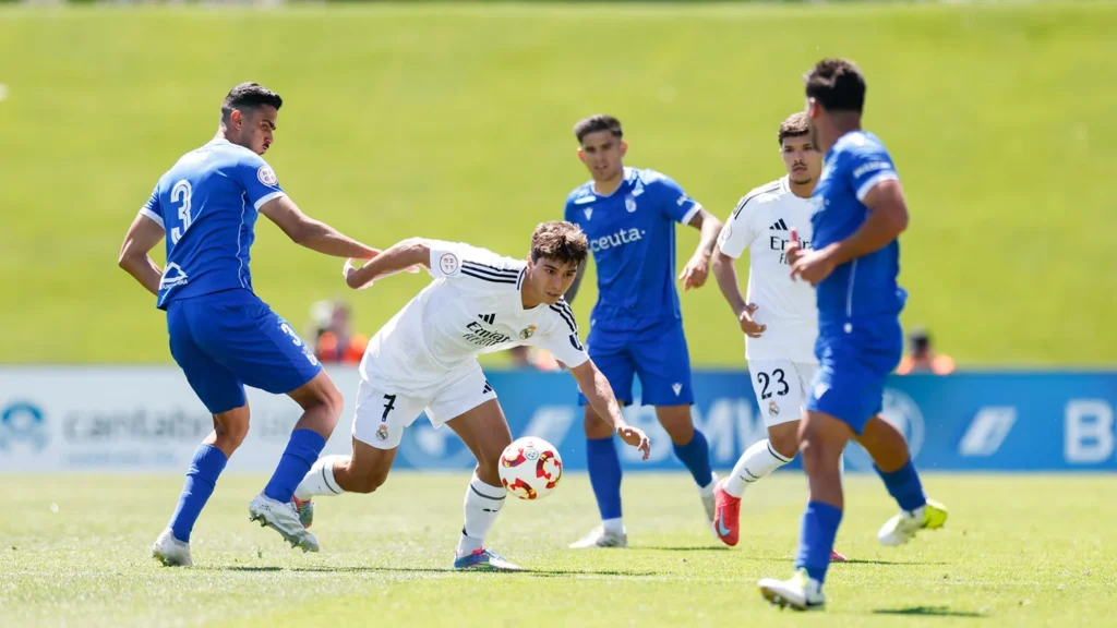 Momento del Castilla-Ceuta