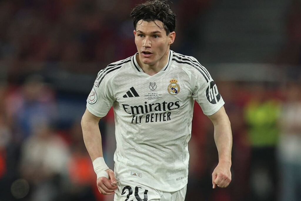 Fran García en la final de Copa