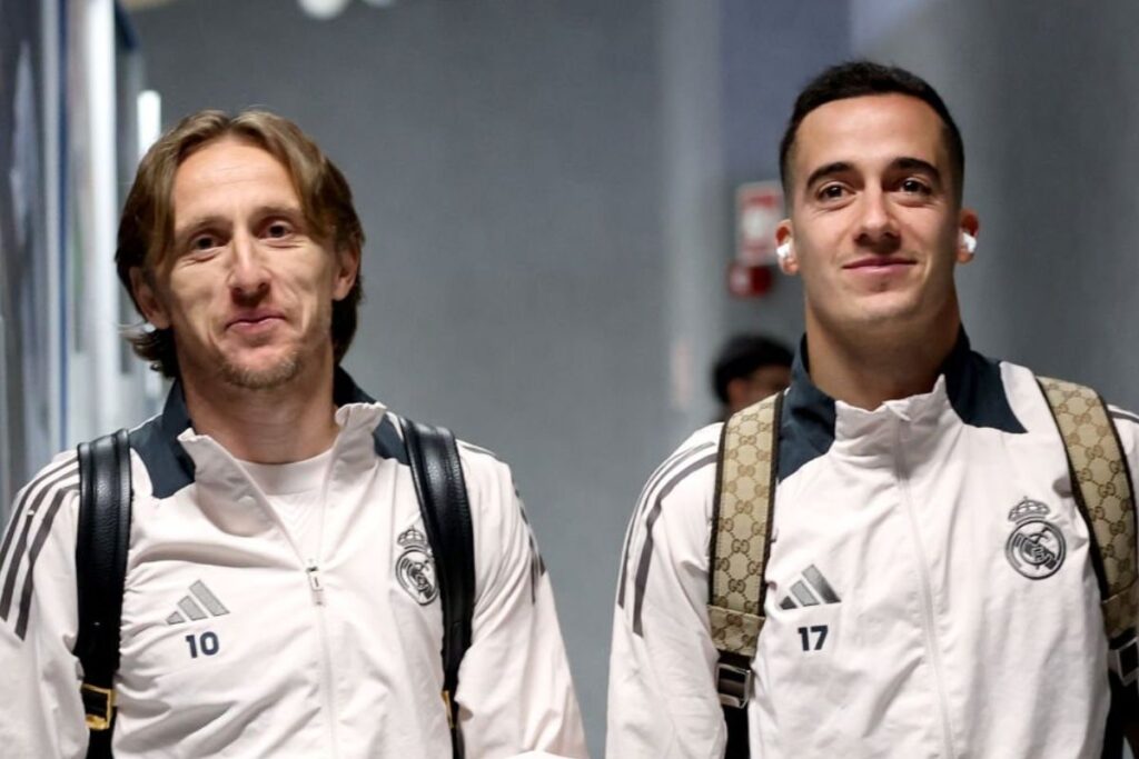 El Real Madrid renovará a Modric y Lucas… ¡2 semanas! Modric y Lucas entrando al Bernabéu