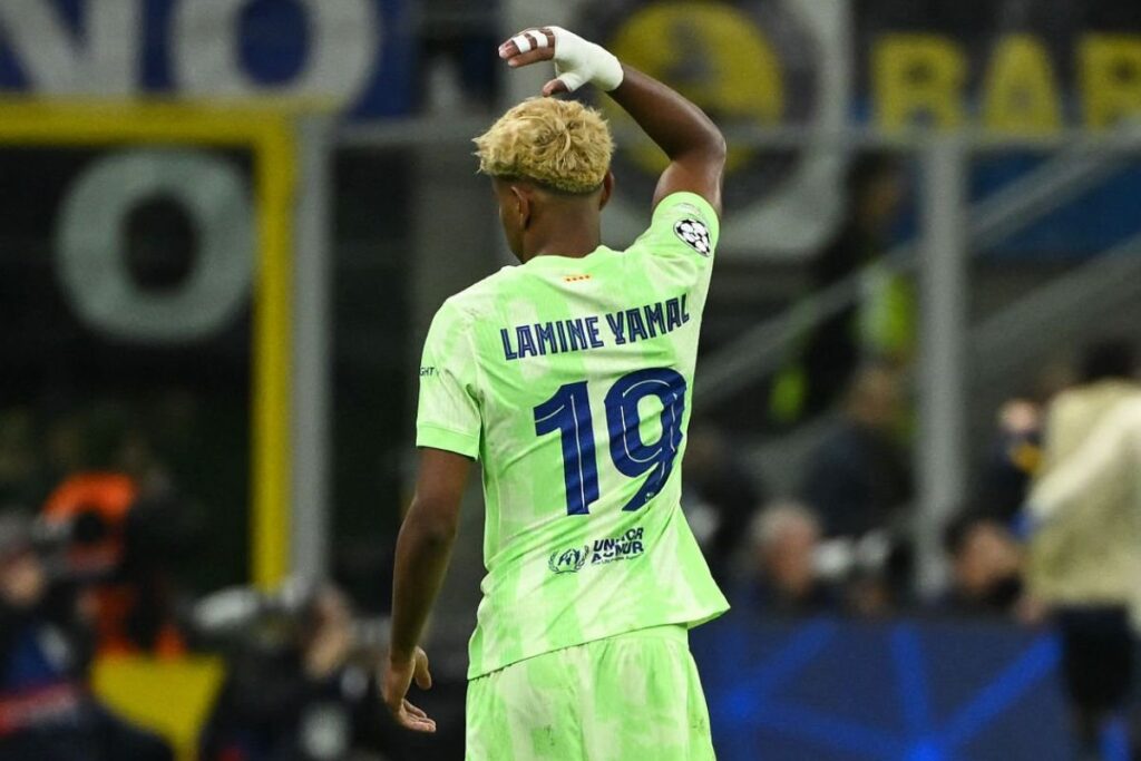 Lamine Yamal en Milán