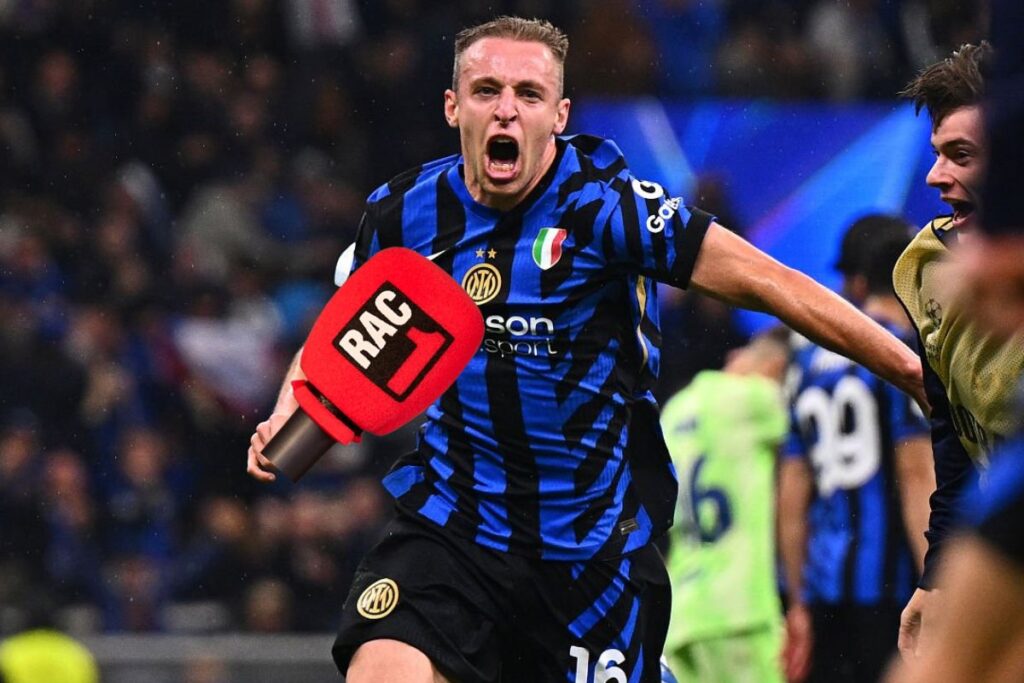 Sinfonía para el madridismo en RAC-1: así narraron el Inter-Barça Frattesi celebrando su gol y el micrófono de RAC-1