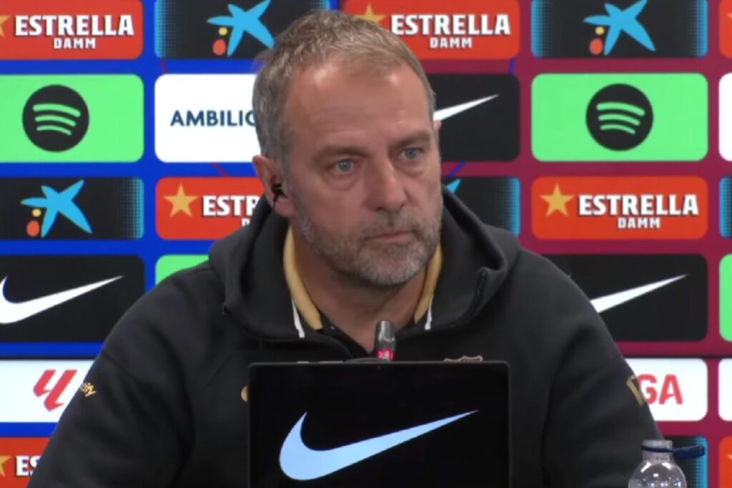 Flick en rueda de prensa