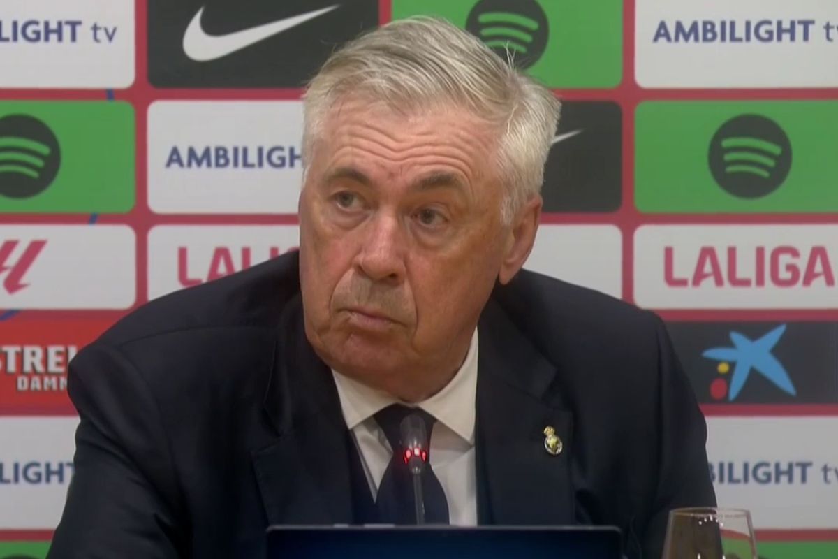 Ancelotti en rueda de prensa tras el Clásico