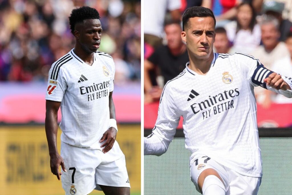 Vinicius y Lucas en el Clásico