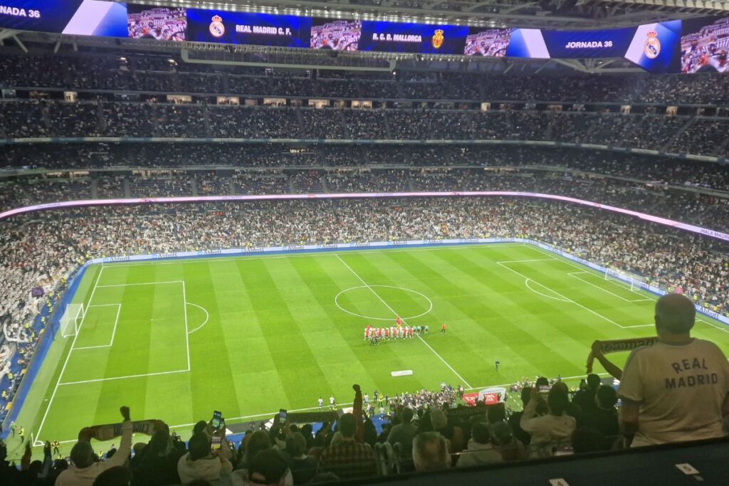 El Bernabéu ante el Mallorca