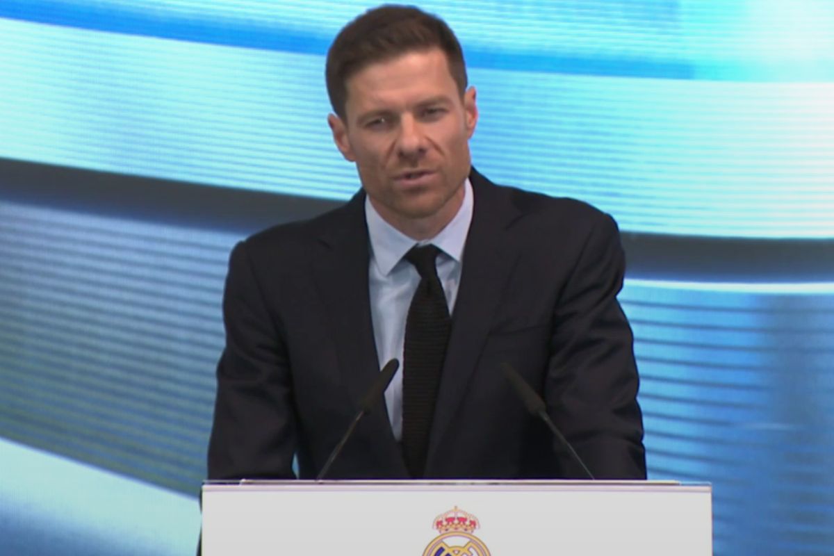 Xabi en su presentación