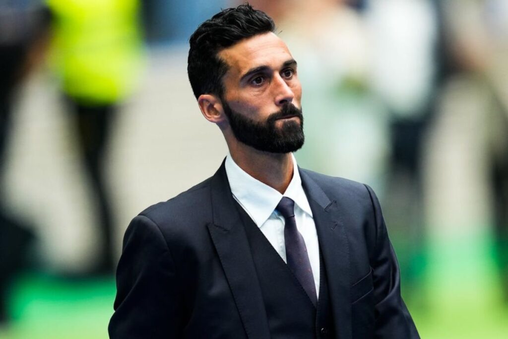 Álvaro Arbeloa durante una presentación