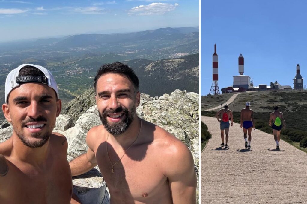 Ceballos filtra el estado de Carvajal: «Va a volver como un p*** animal» Ceballos y Carvajal de vacaciones