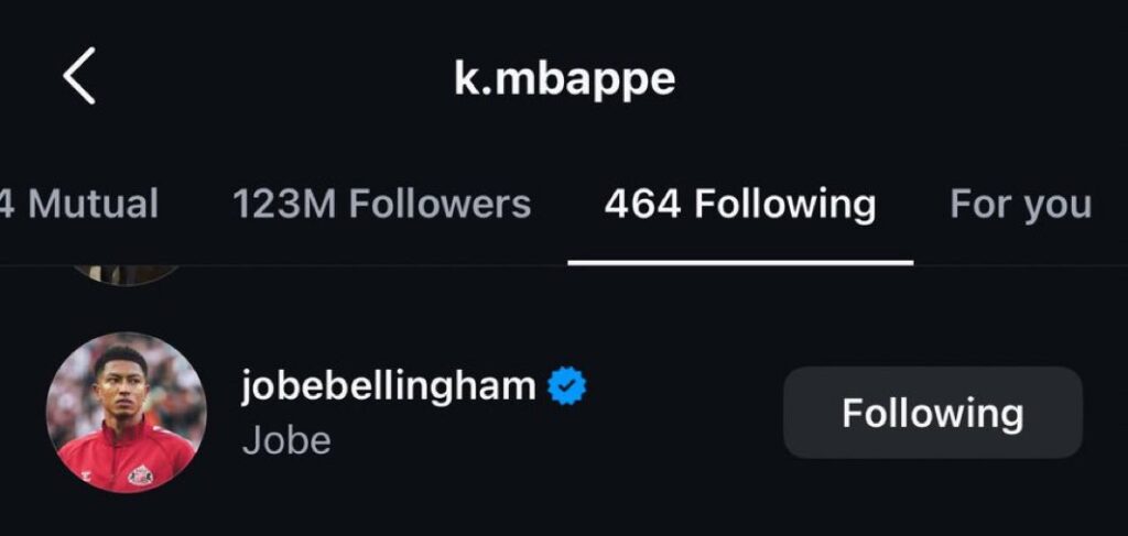 Mbappé siguiendo a Jobe