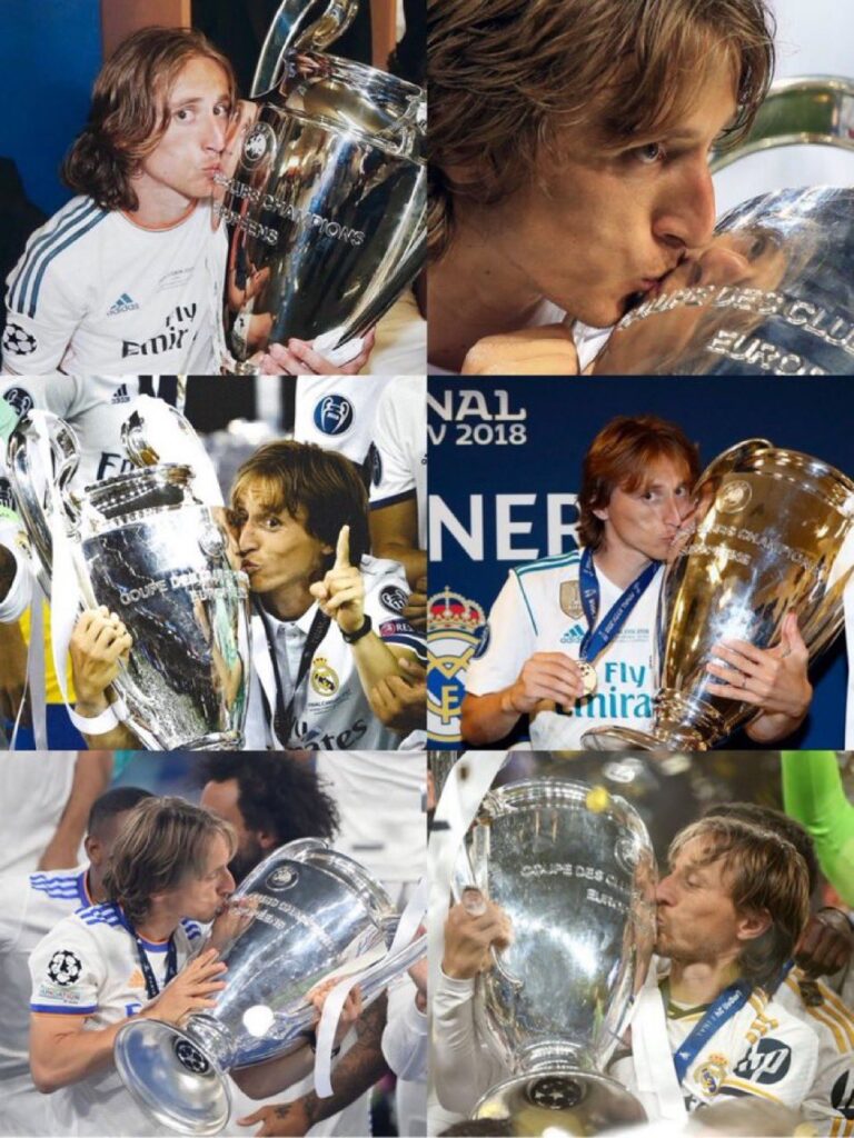 Modric con todas sus Champions
