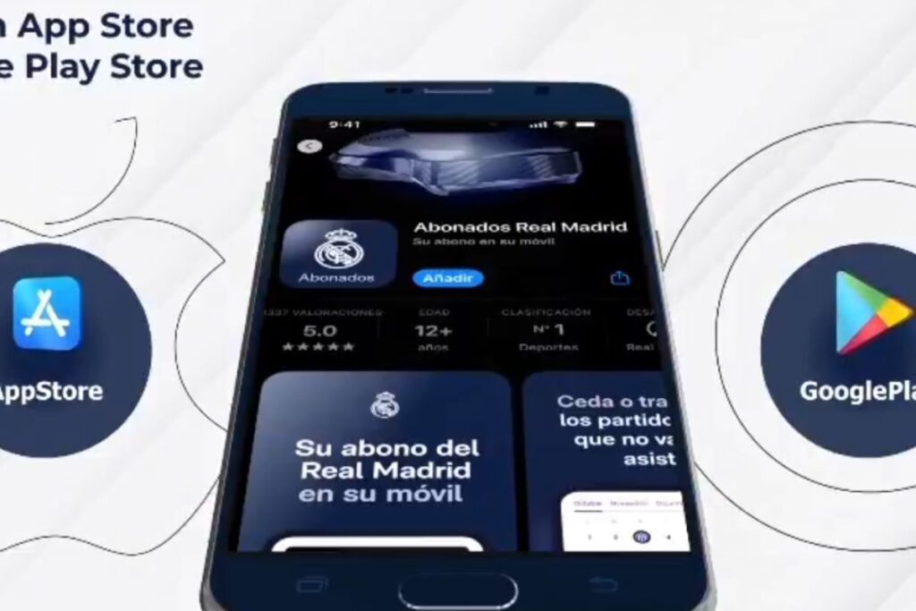 La app del Real Madrid para sus socios