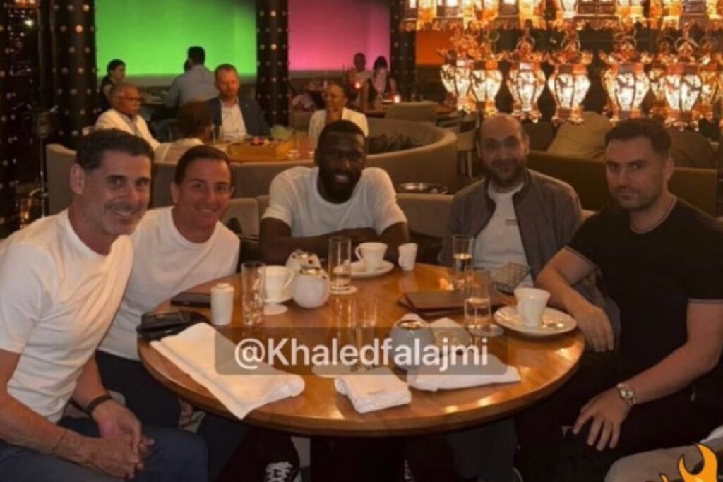 Rüdiger se reúne con Hierro; tiene la puerta para salir abierta Rüdiger en una reunión con Hierro