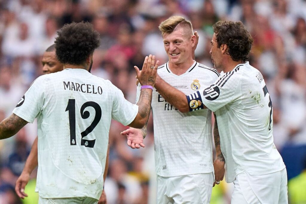 Los goles del Corazón Classic Match 2025; Baptista, Kroos… El Real Madrid celebrando un gol