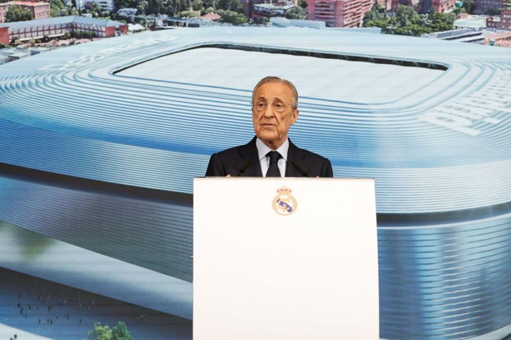 Florentino en un discurso de presentación