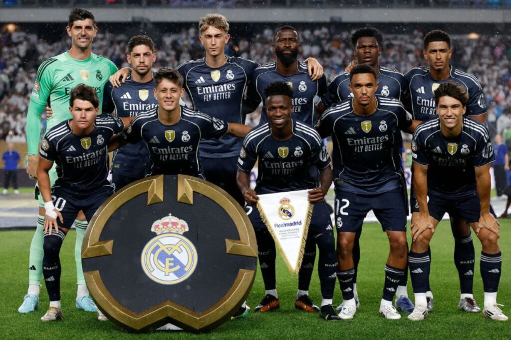 El once titular del Real Madrid ante el Salzburgo