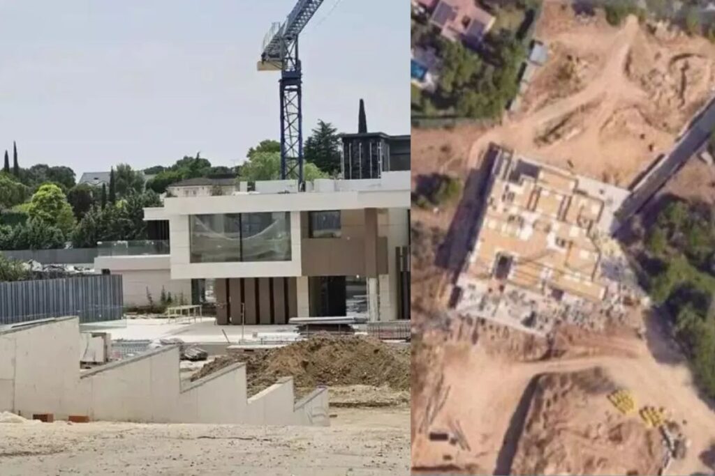 La nueva casa que se está construyendo Courtois en Madrid