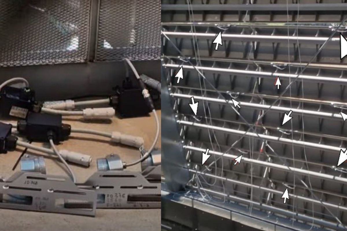 Iluminación en el Bernabéu instalada