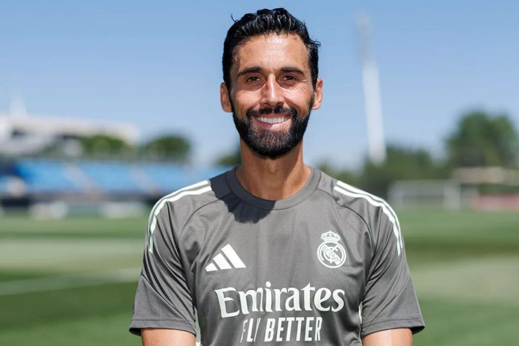 Arbeloa en la pretemporada del Real Madrid