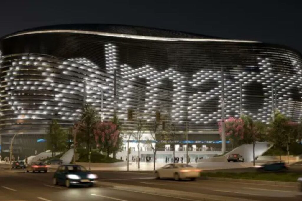La luz exterior del Bernabéu
