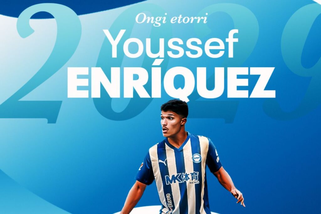 Yusi se va al Alavés; los detalles sobre el traspaso de última hora Yusi en el cartel de presentación del Alavés