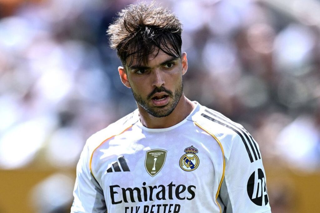 Asencio en un partido del Mundial