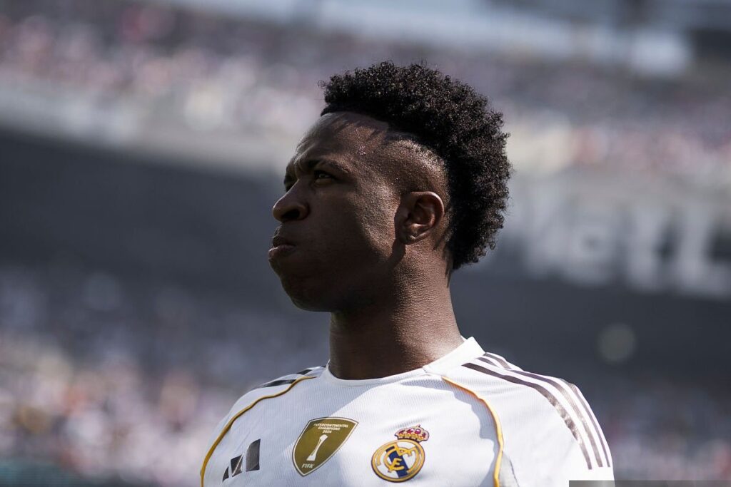 Vini durante el Mundial de Clubes (Getty)