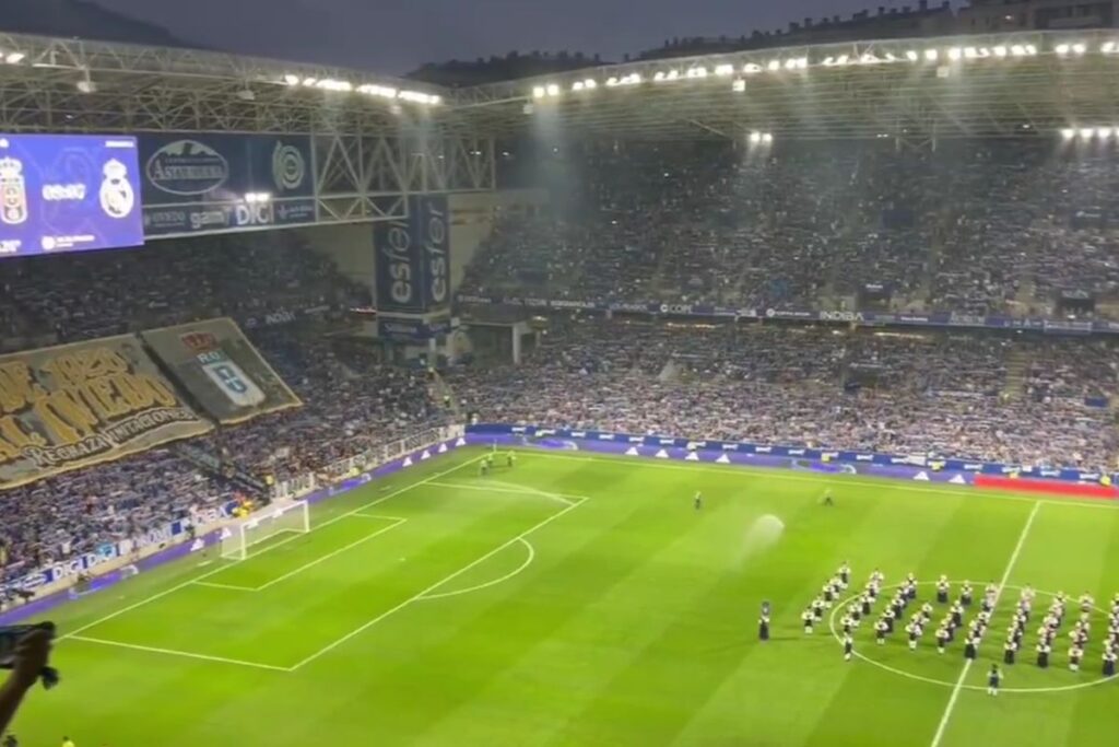 El Tartiere fue una fiesta; así recibieron al Real Madrid
