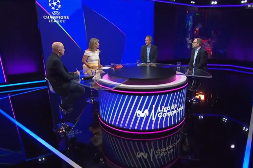 La mesa de debate de Movistar Liga de Campeones