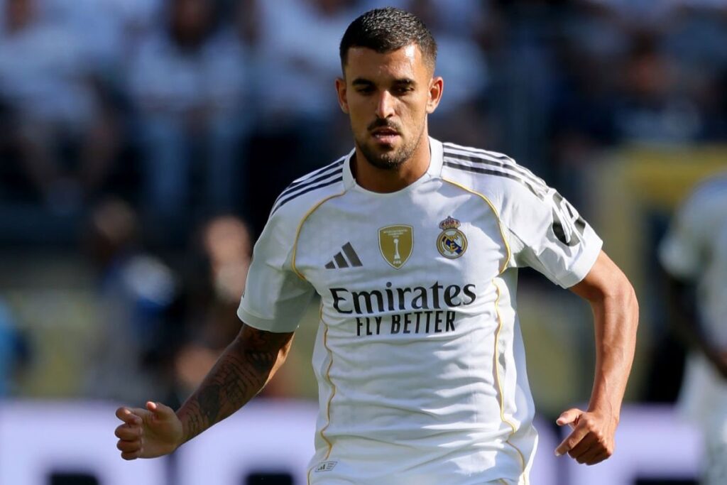 Ceballos en un partido con el Real Madrid