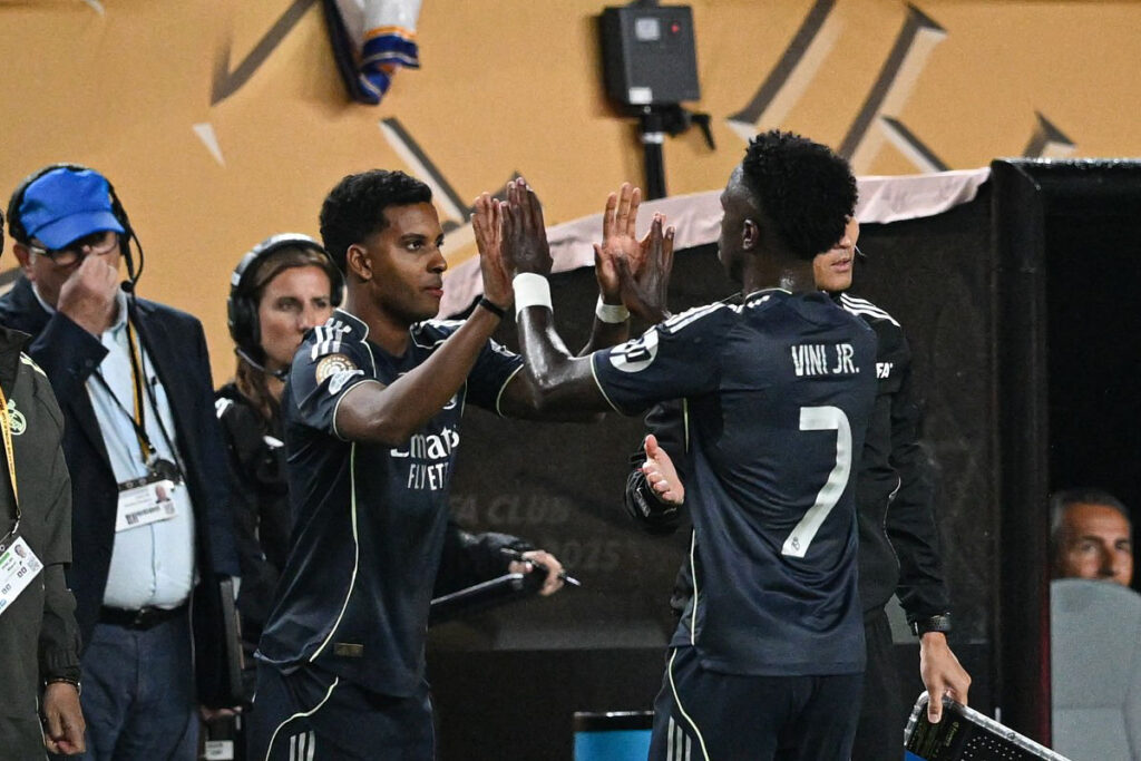 Vini adelanta a Rodrygo en la carrera por la titularidad (Getty)