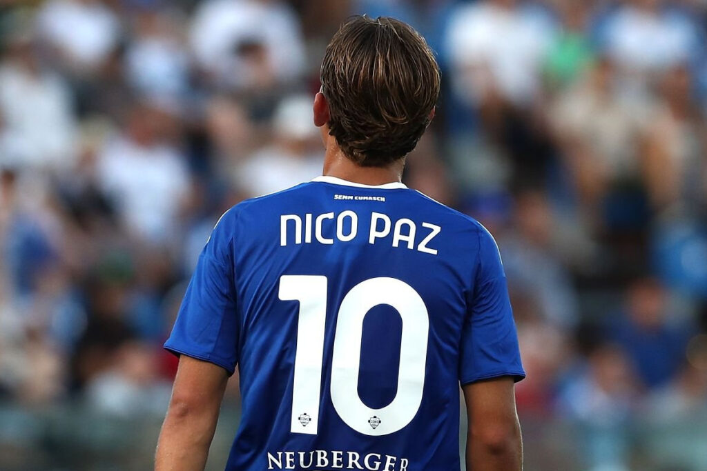 Nico Paz apunta a un futuro de blanco. (Getty)