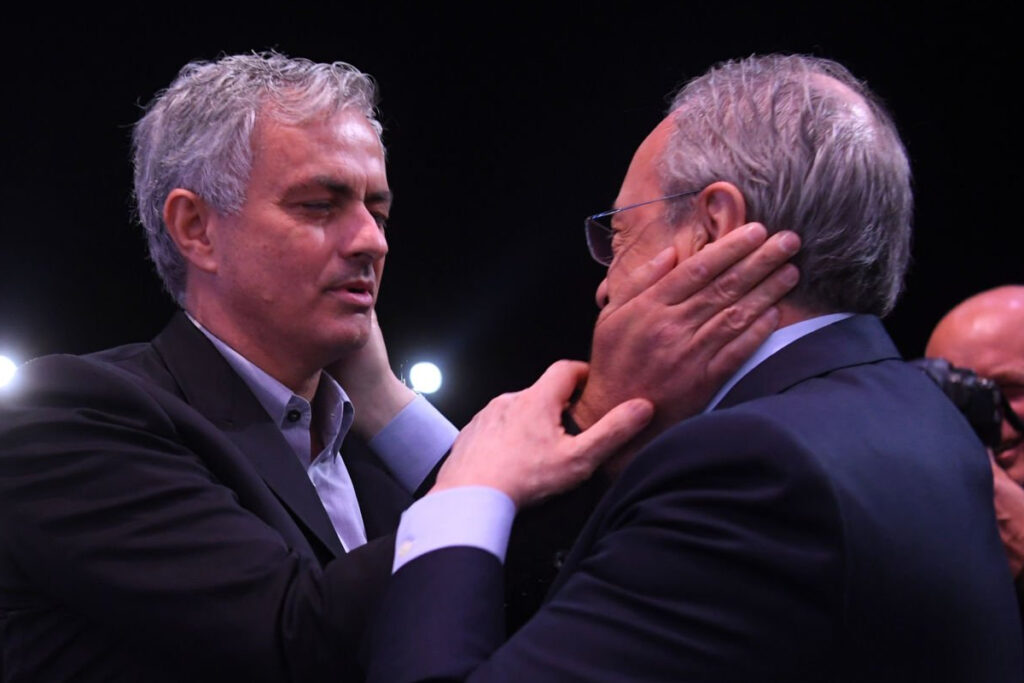 Mourinho y Florentino mantiene el cariño mutuo (Getty)