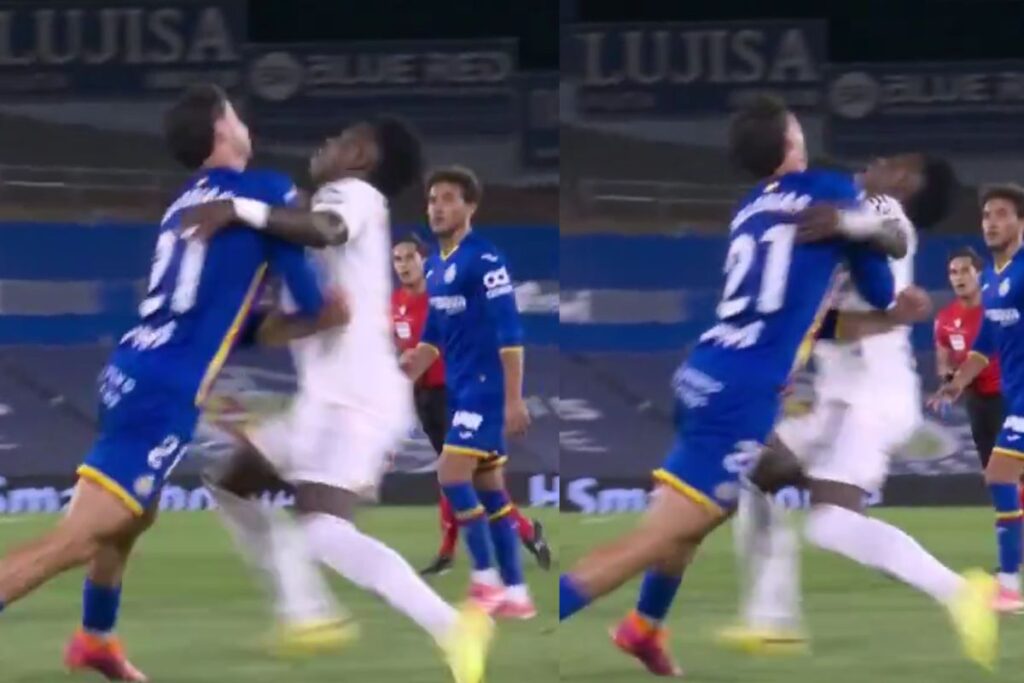 Munuera Montero pasó por alto una agresión de Iglesias a Vinicius