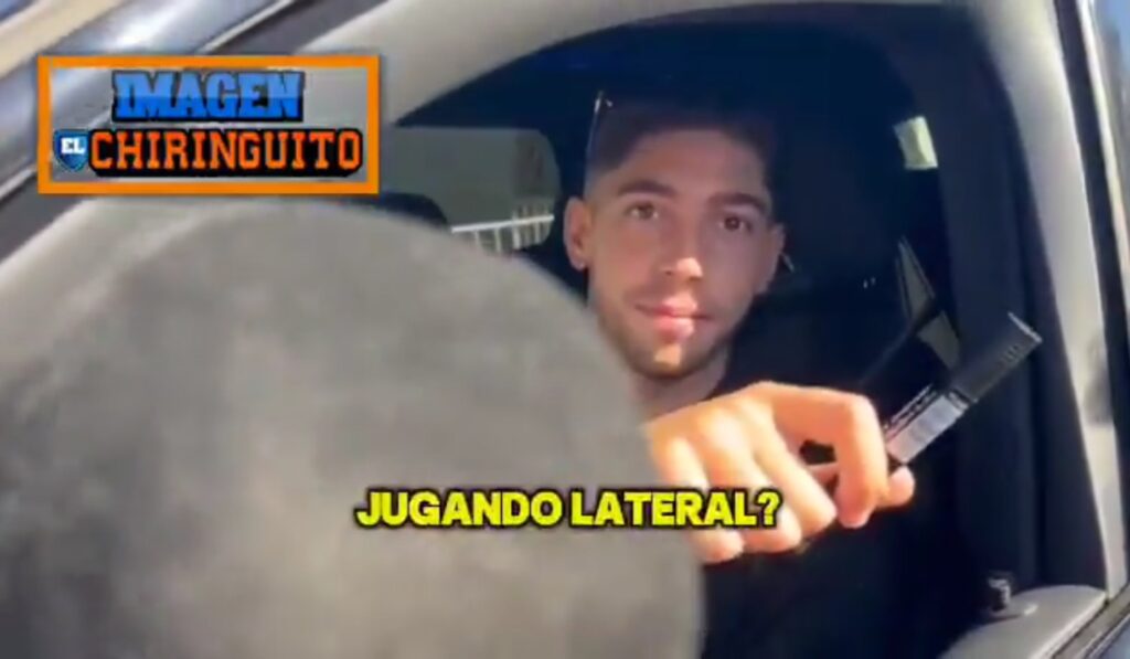 Fede Valverde, sobre jugar de lateral: «Disfruté bastante»