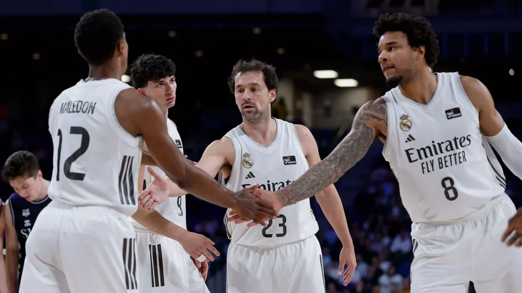El Real Madrid pone la sexta ante el Bilbao (82-70)
